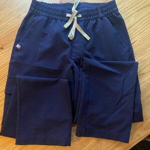 Mens Figs Scrub Pants XS/Short Navy Blue